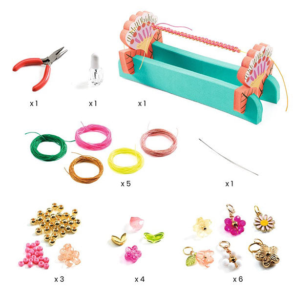 Hacer Pulseras de Macramé Rosas Djeco