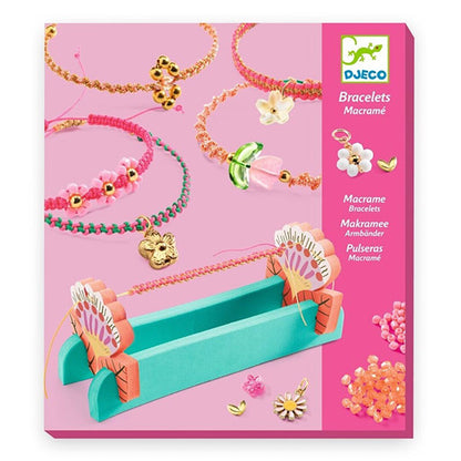 Hacer Pulseras de Macramé Rosas Djeco
