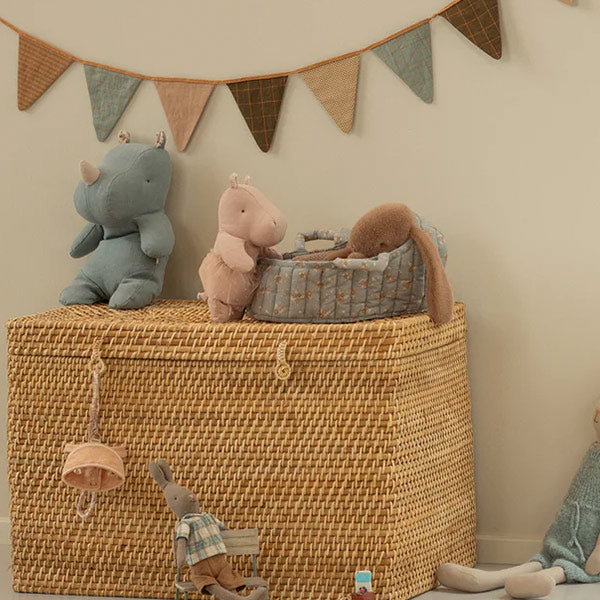 Hipopótamo Con Falda Pequeño Rosa Suave Safari Friends Maileg