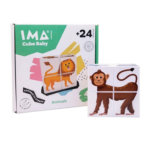 Ima Cube Baby Animales 4 Piezas Imanix