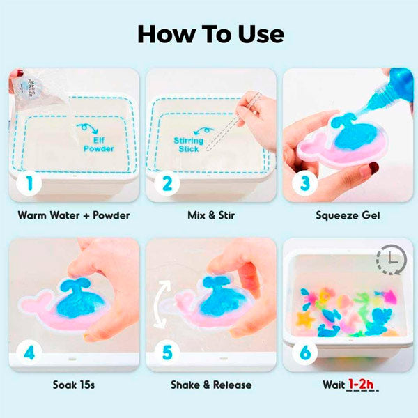 Jarmelo Juego de Pesca Hacer Figuras Jelly 3D