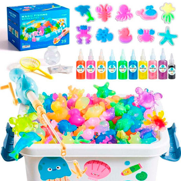 Jarmelo Juego de Pesca Hacer Figuras Jelly 3D