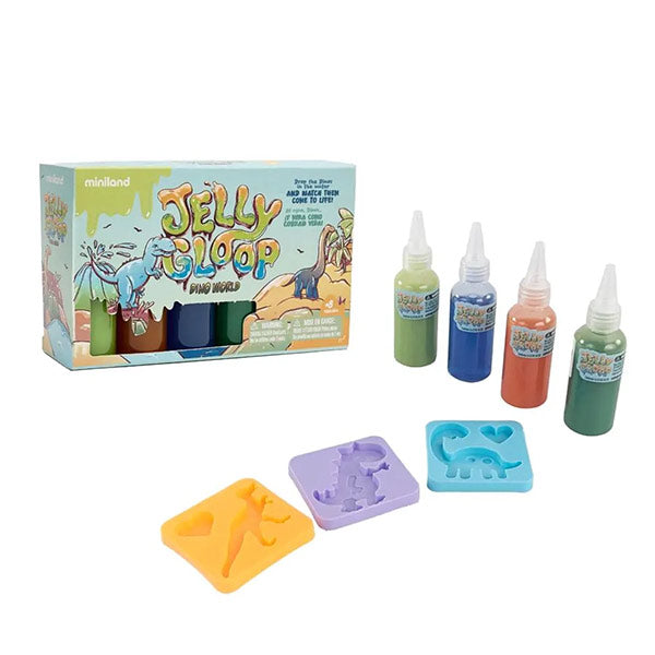 Jelly Gloop Figuras 3D Dino World