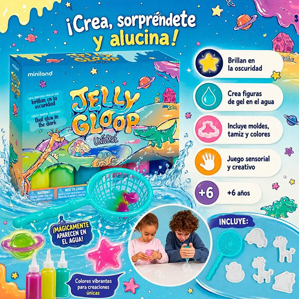 Jelly Gloop Figuras 3D Universe