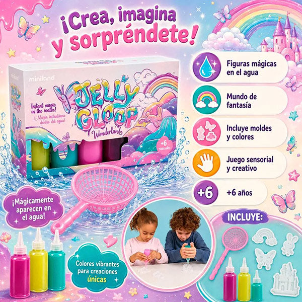 Jelly Gloop Figuras 3D Wonderland