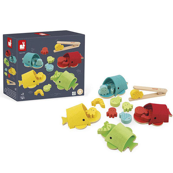 Juego Clasificación De Colores Ballenas Janod