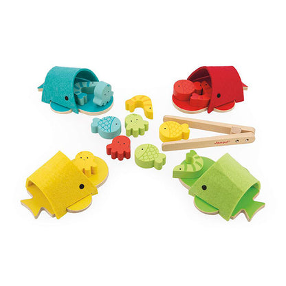 Juego Clasificación De Colores Ballenas Janod