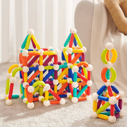 Juego Construcción Palillos Magnéticos