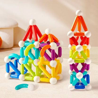 Juego Construcción Palillos Magnéticos