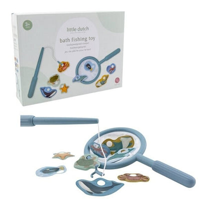 Juego De Pesca Para Bañera Azul Little Dutch