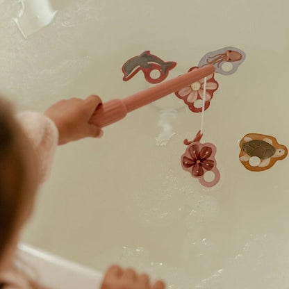 Juego De Pesca Para Bañera Rosa Little Dutch