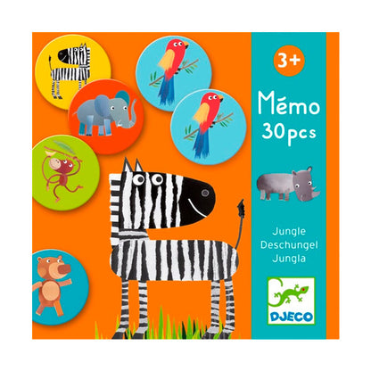 Juego Educativo Memo Jungla Djeco