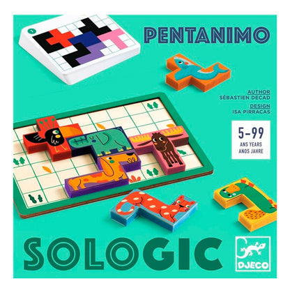 Juego Lógica Sologic Pentanimo Djeco