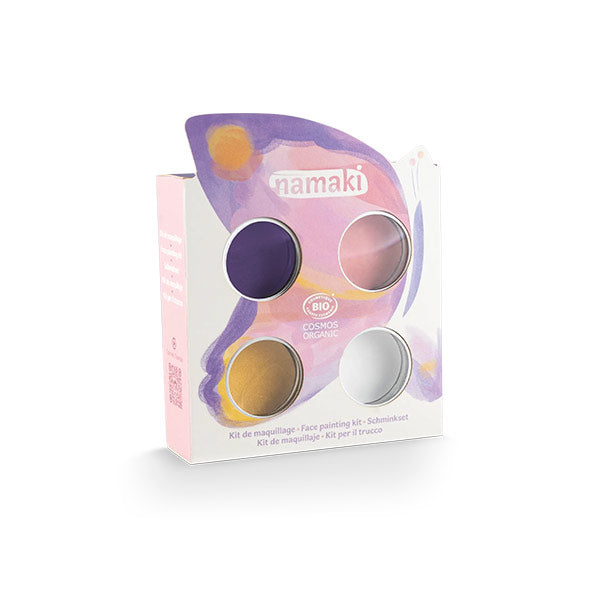 Kit 4 Colores Pintura De Cara Butterfly Bio Cosmetic Namaki