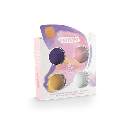 Kit 4 Colores Pintura De Cara Butterfly Bio Cosmetic Namaki