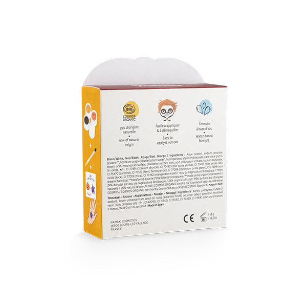 Kit 4 Colores Pintura De Cara Halloween Bio Cosmetic Namaki