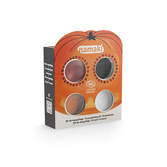 Kit 4 Colores Pintura De Cara Halloween Bio Cosmetic Namaki