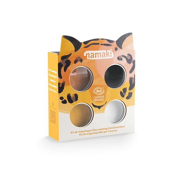 Kit 4 Colores Pintura De Cara Tiger Bio Cosmetic Namaki