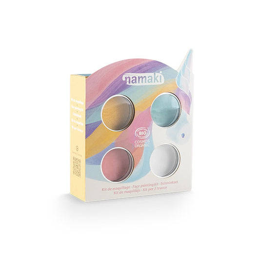Kit 4 Colores Pintura De Cara Unicornio Bio Cosmetic Namaki