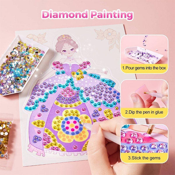 Kit Creativo Maquillaje y Manualidades Glam Princess