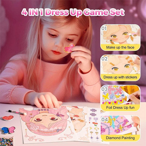 Kit Creativo Maquillaje y Manualidades Glam Princess