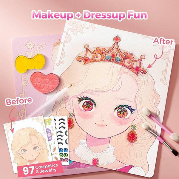 Kit Creativo Maquillaje y Manualidades Glam Princess