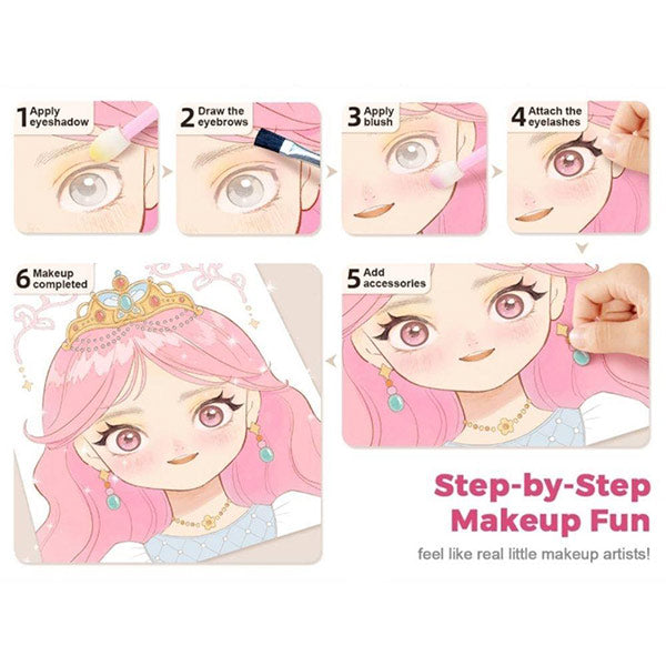 Kit Creativo Maquillaje y Manualidades Glam Princess