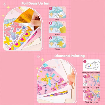 Kit Creativo Maquillaje y Manualidades Glam Princess