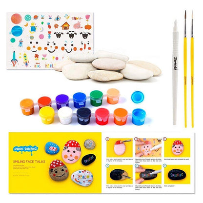Kit Creativo Pintar Piedras Jarmelo