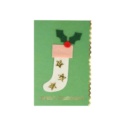 Kit De Tarjetas Navideñas De Fieltro Meri Meri