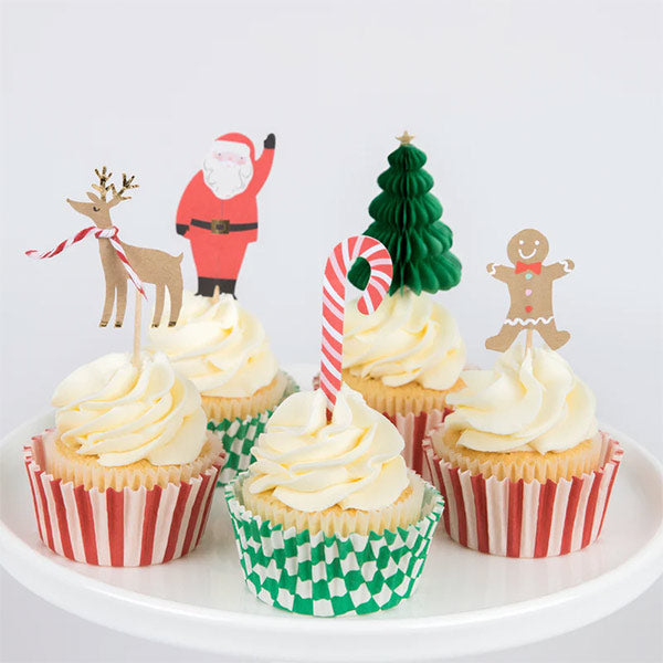 Kit Decoración Cupcakes Navidad Meri Meri