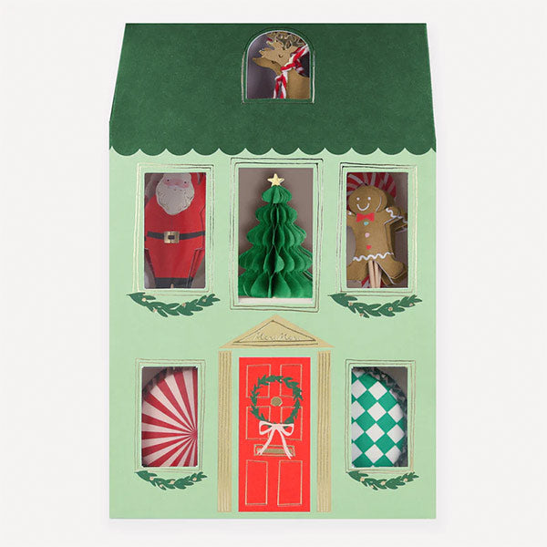 Kit Decoración Cupcakes Navidad Meri Meri