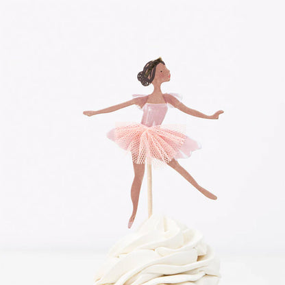 Kit Para Cupcake Bailarina Meri Meri 24 Toppers