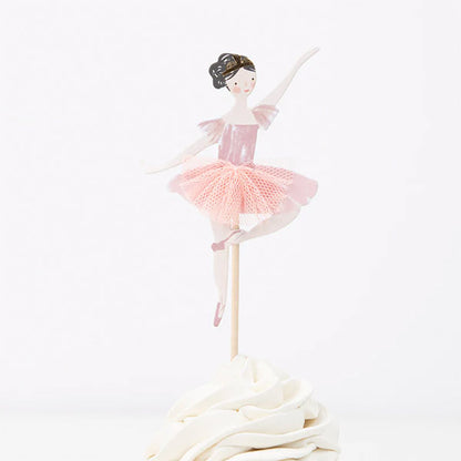 Kit Para Cupcake Bailarina Meri Meri 24 Toppers
