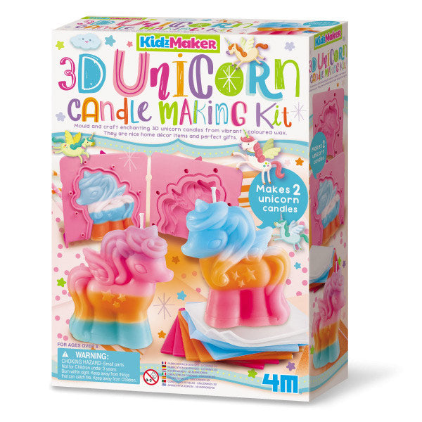 Kit Para Hacer Velas De Unicornio 3D