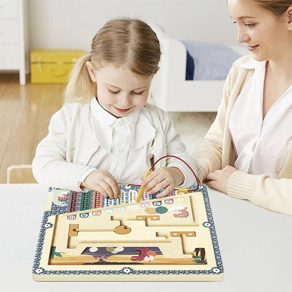 Tablero Magnético Laberinto Huevo Dino TopBright