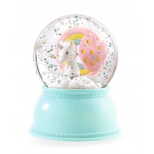 Lámpara Bola De Nieve Unicornio Djeco