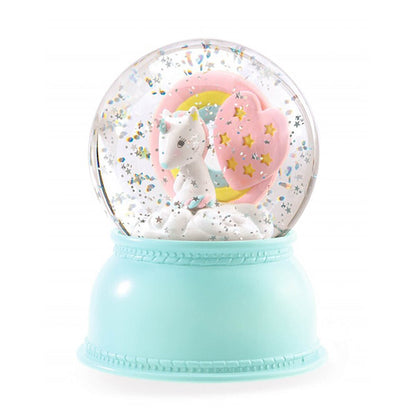 Lámpara Bola De Nieve Unicornio Djeco