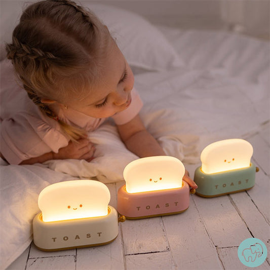 Lámpara Infantil LED Tostadora Rosa Mary's