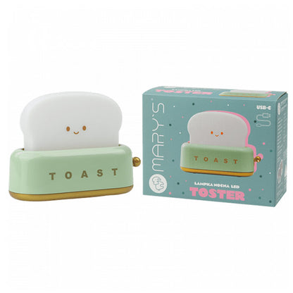 Lámpara Infantil LED Tostadora Verde Mary's