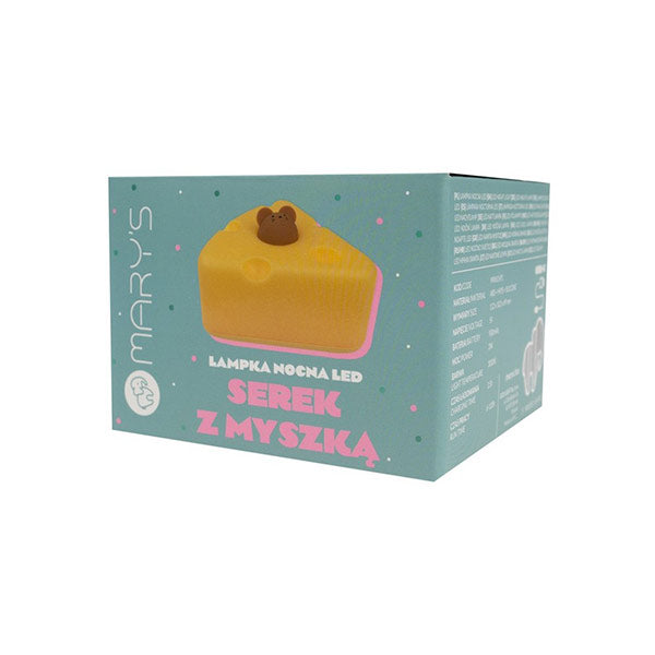 Lámpara Infantil LED Ratoncito Con Queso Mary`s