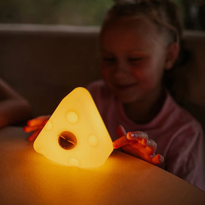 Lámpara Infantil LED Ratoncito Con Queso Mary`s