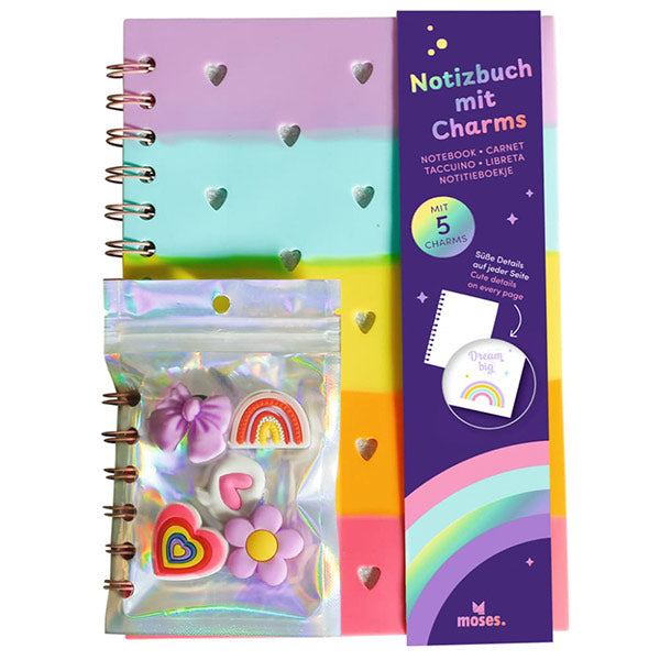 Libreta Con Decoraciones Charms
