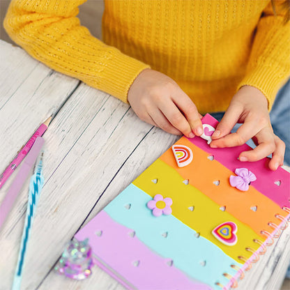 Libreta Con Decoraciones Charms