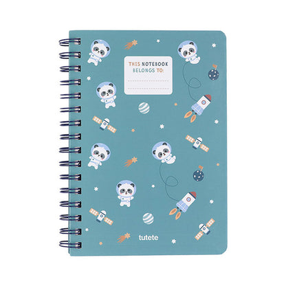 Libreta Escolar Pandas in Space Tutete
