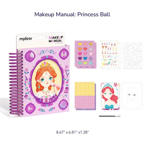 Libreta Para Maquillar Princesas en el Baile