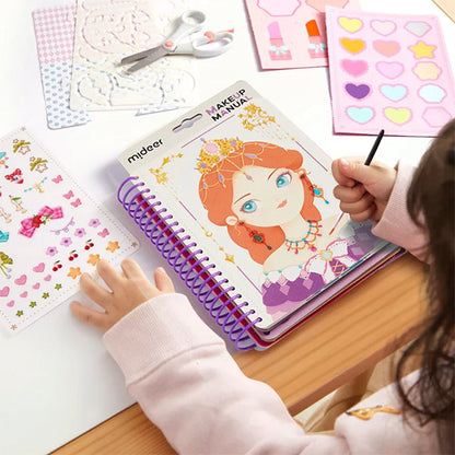 Libreta Para Maquillar Princesas en el Baile
