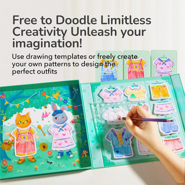 Libro Colorear y Vestir Amigos del Bosque