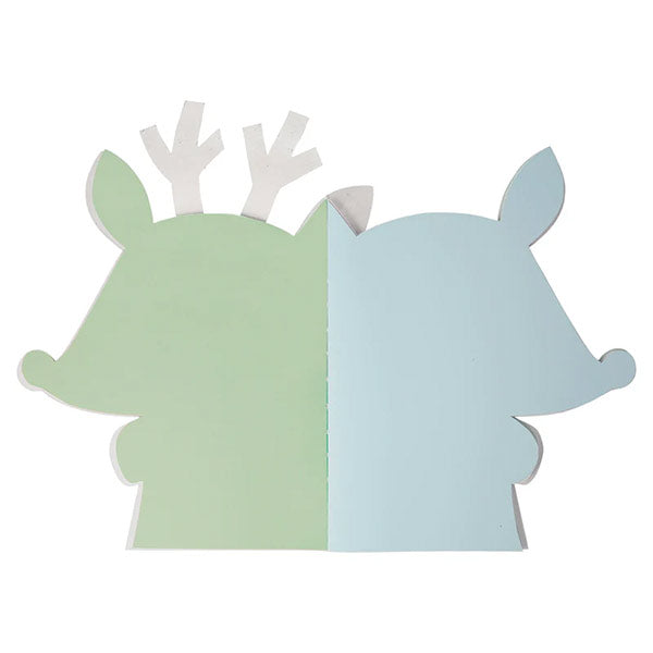 Libro De Dibujos De Pegatinas De Renos Navidad