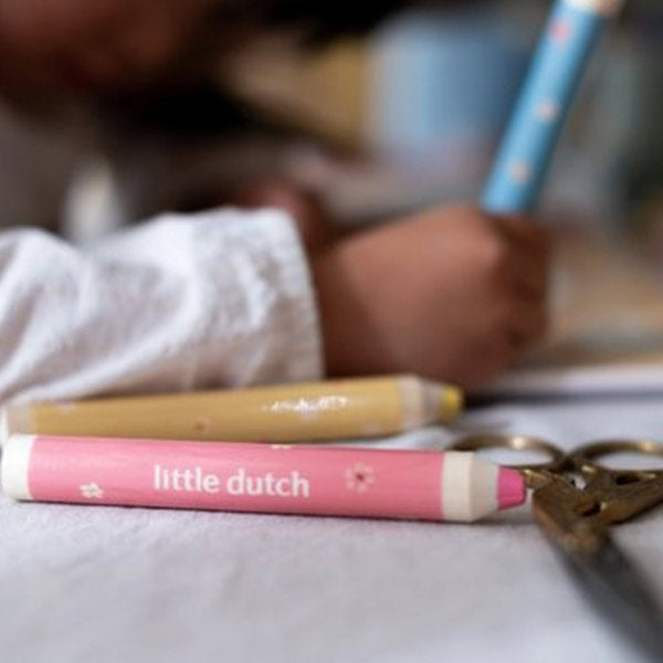 Libro Mágico Jardín De Rosa Con Lápices Little Dutch